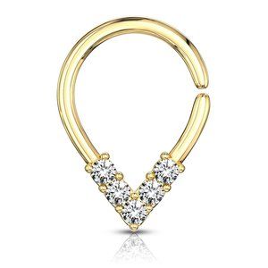 Endless Hoop Nose Ring or Cartilage Ring 18g 8mm